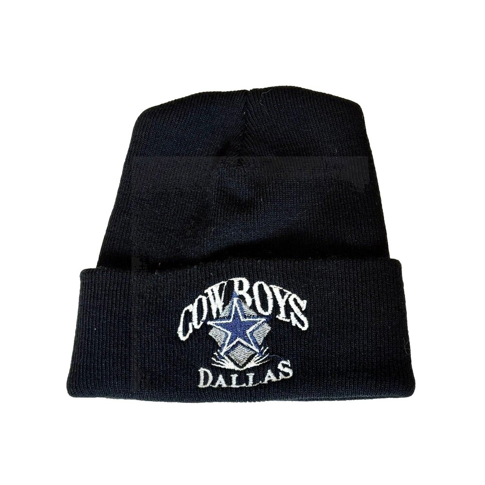 Dallas Cowboys Football NFL Knit Cap Sports Beanie Black Star Logo
